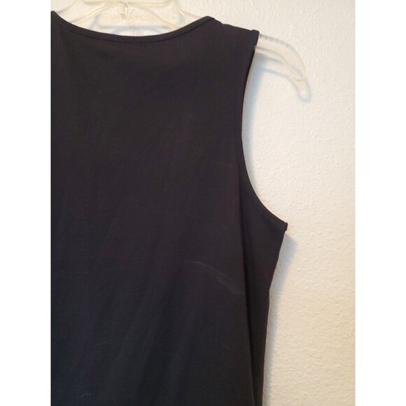 Love Moschino Black Fringe Cut Tank Top 90's Size 6 US NWT $170 - Picture 12 of 16